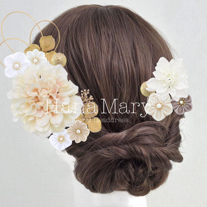 白無垢　ヘアアレンジ